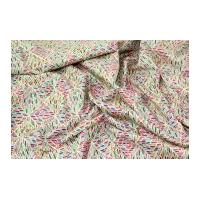 Geometric Print Cotton Lawn Dress Fabric Multicoloured