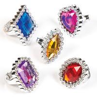 Gem Rings (Pack of 32)