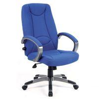 george high back managers chair blue