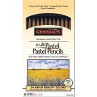 generals 24 multi pastel pencils 234094