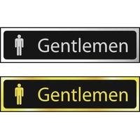 Gentlemen - Sign POL (200 x 50mm)