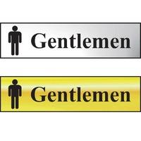 gentlemen sign pol 200 x 50mm