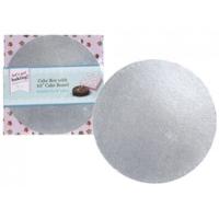 get baking large cake box w 10 round cake board wlabel