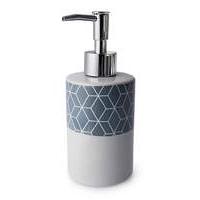 Geometric series ceramic soap dispenser