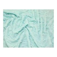 Georgette with All Over Ribbon Frill Dress Fabric Mint Green