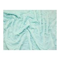 georgette with all over ribbon frill dress fabric mint green