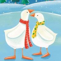 Geese - Pack of 8 Children\'s Hospice Charity Christmas Cards