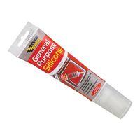 general purpose easi squeeze silicone sealant clear 80ml