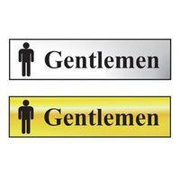 Gentlemen - Polished Brass Effect 200 x 50mm