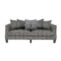 Genevieve 4 Seater Fabric Sofa with Stud Details