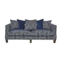 Genevieve 4 Seater Fabric Sofa with Stud Details