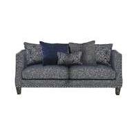 Genevieve 3 Seater Fabric Sofa with Stud Details