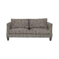 genevieve 3 seater fabric sofa with stud details