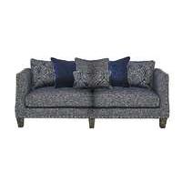 Genevieve 4 Seater Fabric Sofa w...