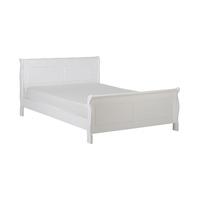 Georgia Sleigh Bed King White