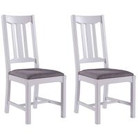 Georgia Grey Painted Dining Chair (Pair)