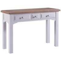 georgia grey painted dressing table 3 drawer