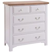 Georgia Grey Painted Chest of Drawer - 2 Over 3 Drawer