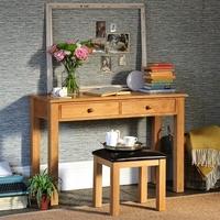 georgian oak wide laptop desk