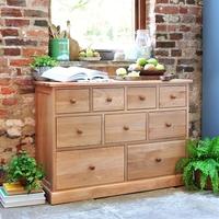 georgian oak multi chest