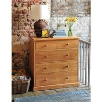 Georgian Oak 2+3 Chest of Drawers