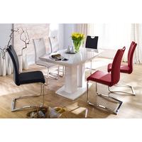 Genisimo High Gloss 4 Seater Dining Table With Koln Chairs