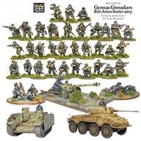 German Grenadiers Bolt Action Starter Army - 28mm Miniatures - 36x Figures - Tank - Puma