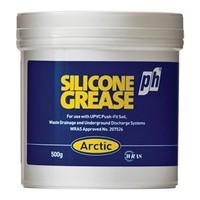 Genuine 1x 500g Arctic Silicone Grease Tub Clear Paste -50?C - 200?C Lubrican...