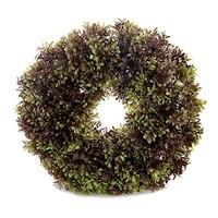 Geko 40 cm Artificial Boxwood Wreath, Green