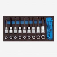 gedore 1500 ct1 in 19 lkm screwdriver bit socket set 12 in 13 ct modul ...