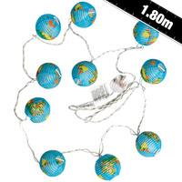 Geographical Paper String Lights