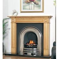 georgian wooden fireplace package with royal cast insert