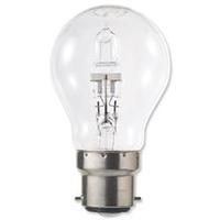 ge light bulb energy saving gls halogen screw fitting 42w clear