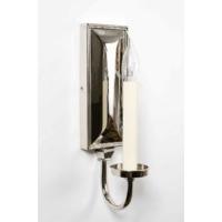 georgian n824 traditional solid brass nickel plated wall light