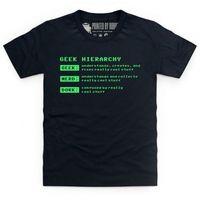 Geek Hierarchy Kid\'s T Shirt
