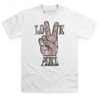 General Tee Love and Peace T Shirt