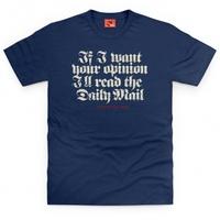 General Tee Your Opinion T Shirt