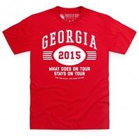 georgia tour 2015 rugby t shirt