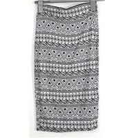 Generation New Look 12-13 Years Monochrome Aztec Printed Skirt