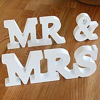 Generic Mr and Mrs Wooden Letters Wedding Decoration/Present