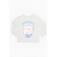 George Pig Print Long Sleeve Top