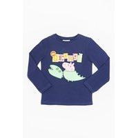 george pig dark blue top