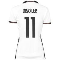 Germany Home Shirt 2016 - Womens White with Draxler 14 printing