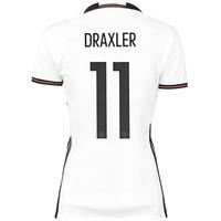 germany home shirt 2016 womens white with draxler 14 printing