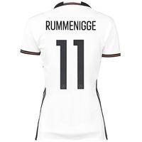 Germany Home Shirt 2016 - Womens White with Rummenigge 11 printing