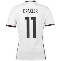 Germany Home Authentic Shirt 2016 White with Draxler 14 printing