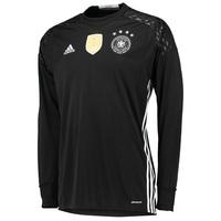 Germany Home Goalkeeper Shirt 2016 Black