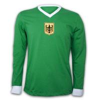 Germany Away 1970\'s Long Sleeve Retro Shirt 100% cotton