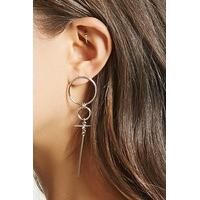 geo drop earrings