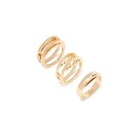 Geo Cutout Ring Set